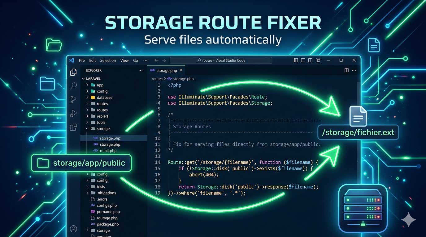 Comment corriger vos liens symboliques avec le Laravel Storage Fixer de Reda El Fillali